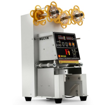 Automatic Sealing Machine for Bubble Tea Cups - Customizable Sizes