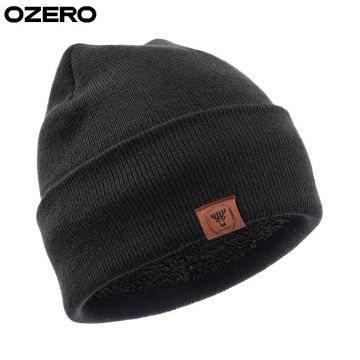 OZERO Breathable Winter Trekking Polyester Windproof Flexible Beanie Cap with Custom Specifications