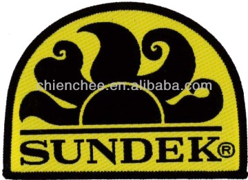 SUNDEK Yellow Woven Emblems