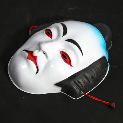 japanese kabuki geisha full face pvc