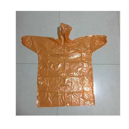 One-time use PE kids PE raincoat