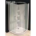 Enceinte de salle de bain quadrant Sally portes coulissantes de douche ronde