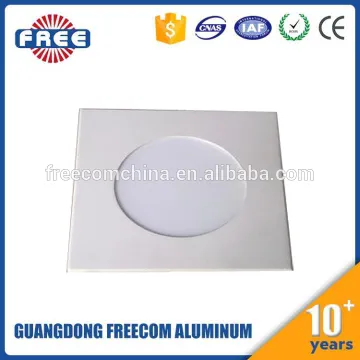 energy saving aluminum outer square inner round led panel light housing 35mm height