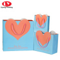 With Heart Shaped Gift Hand Held Paper Bag