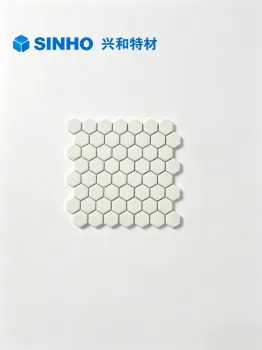 Adhesive ceramic sheet for mining equipment