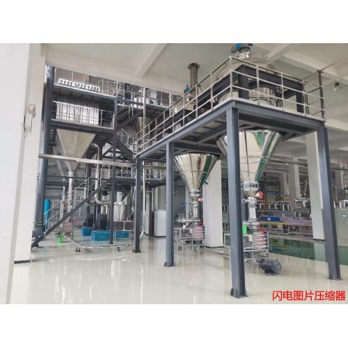 Materials processing line powder grinding mill machines