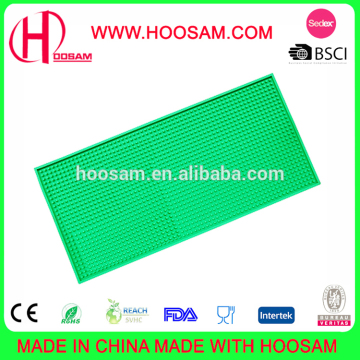 Bar Mats, Made of Eco-friendly Soft PVC/Plastic/Rubber, Customized Designs Accepted