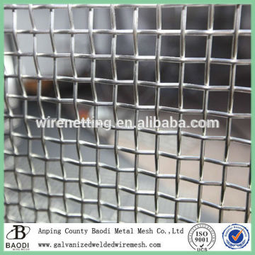 architecture use aluminum crimpe square mesh