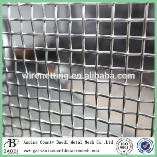 carbon iron hot dipped galvanized crimped mesh