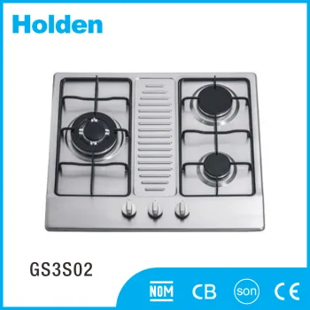 CE standard Professional 3 in1 burner gas cooker stove GS3S02
