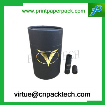 Handling and Recyclable Round Feature Boxes for Single Wine Bottles