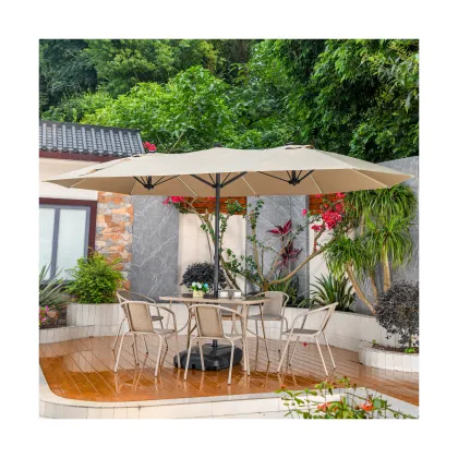 ZUOAN Large Size LED Strip Umbrellas for Outdoor Furniture - Wholesale Factory Prices