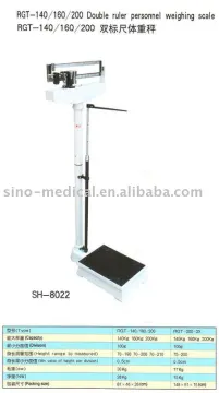 double ruler personnel Weighing scale