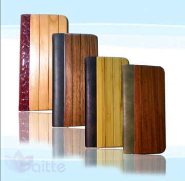 with Real Bamboo Wood Rear wood case for iphone