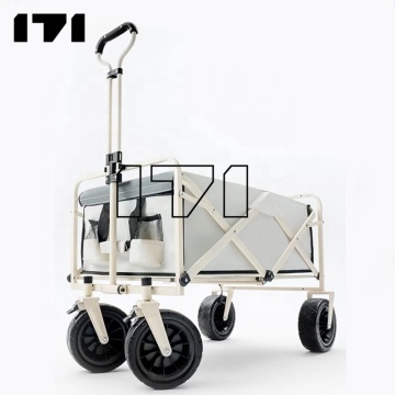 Camping Foldable Utility Beach Trolley Cart