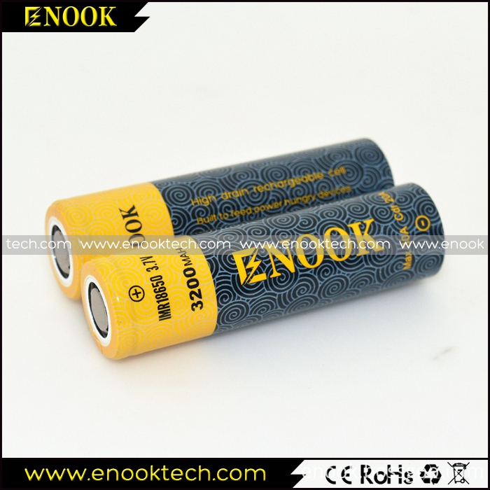 4 enook 3200mah 18650 battery