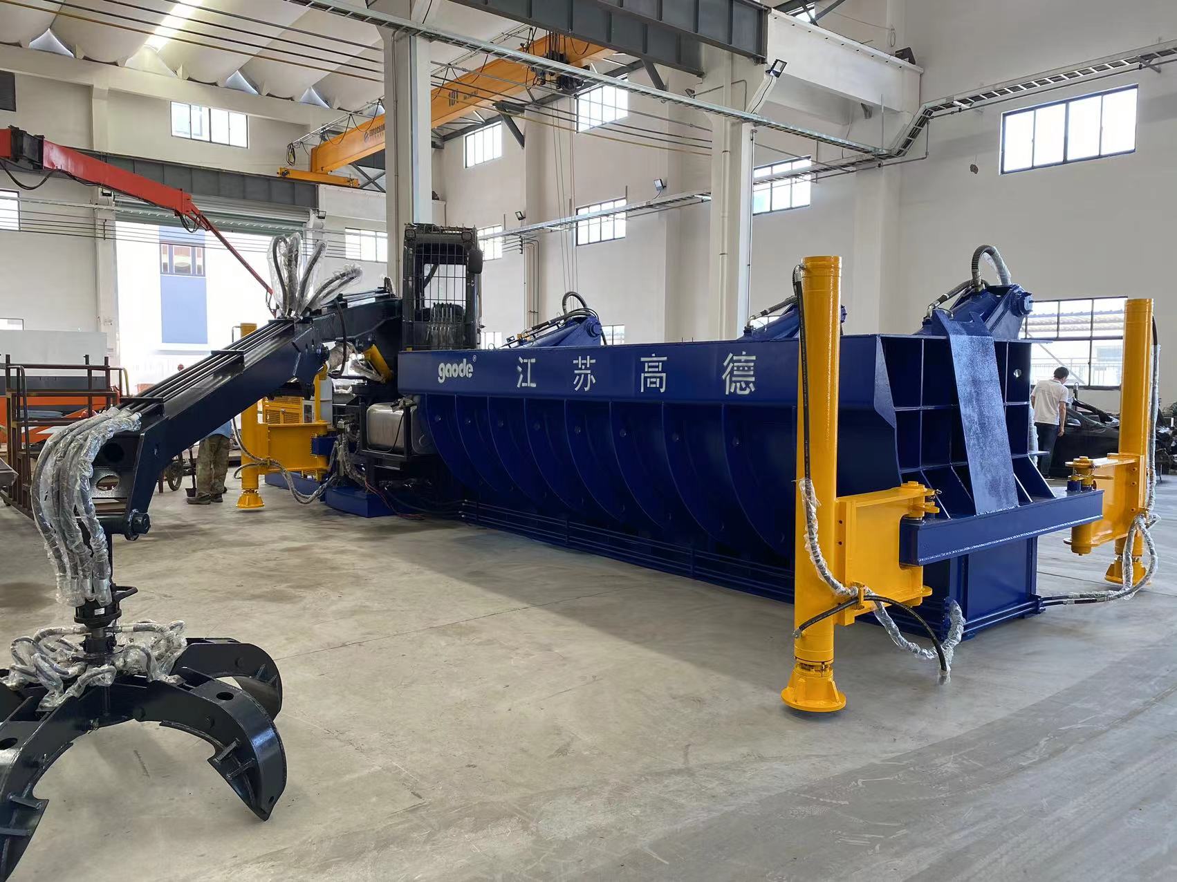 CB-5000 Scrap Cars Mobile Press Baling Machine