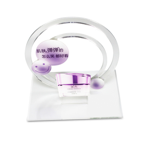 Apex small clear counter acrylic cosmetic stand display