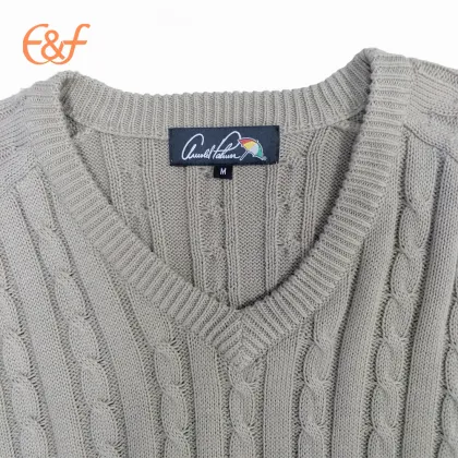 Fashion Cable Knitted Sweater for Men