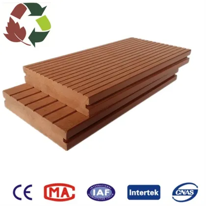Exterior Wpc Composite Decking Wooden Plastic Flooring