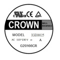 Crown 24V DC -Kühlfan 80x80x25