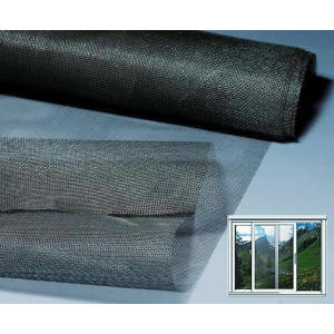 black fiberglass window screen