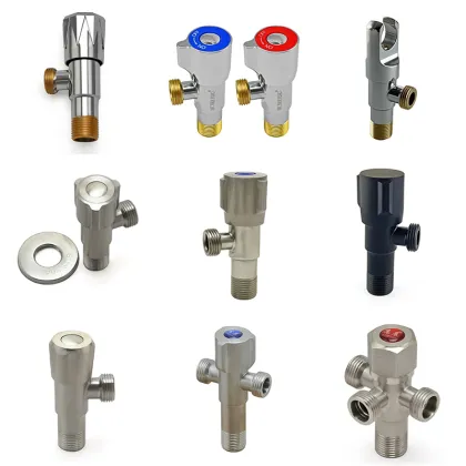 Wholesale Stainless Steel Angle Valve & Bathroom Triangle Valve