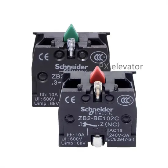 ZB2-BE101C ZB2-BE102C Elevator Button Auxiliary Contact Switch for Maintenance and Emergency Stop