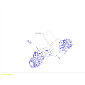 Purchase 140M front axle assembly 260-8698 for grader