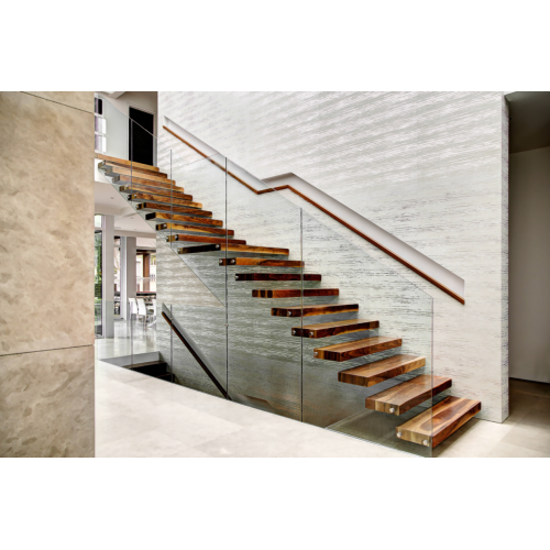 MS2025 صندوق بلوط منزلي داخلي حديث درج معلق درج عائم