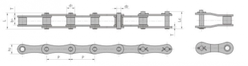 ​S Type steel agricultural replacement chains