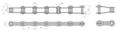 ​S Type steel agricultural replacement chains