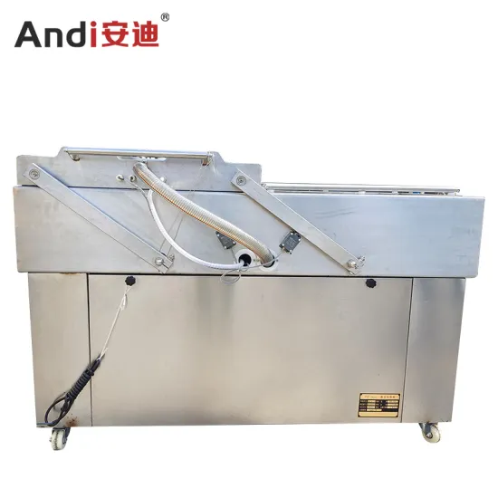 Dz700-Dz1000 Double Chamber Vacuum Packing Machine 800mm Food Industrial Sealer