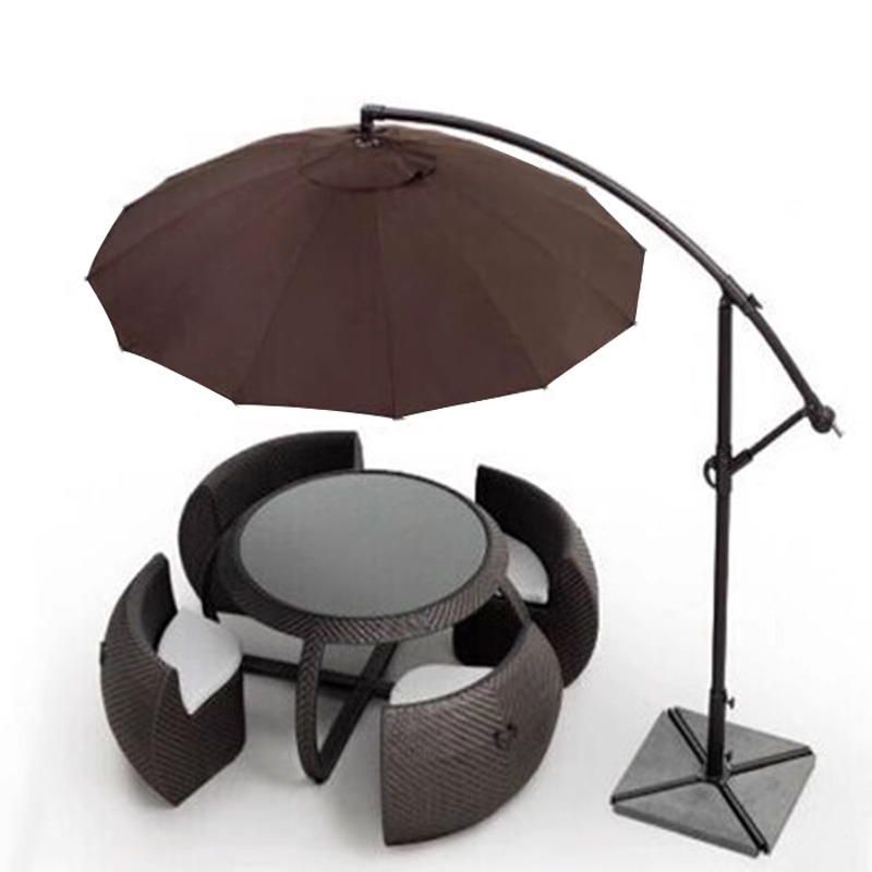 combination rattan weaving chair and table 6