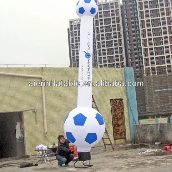 Soccer advertising inflatable waver