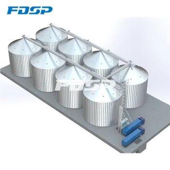8-4000T Corn Silo Storage Project in Grain Industry