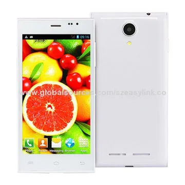 GPS Mobile Phones 5-inch MTK6572 Dual-core, Low-power Using, Android 4.2 OS, Bluetooth