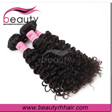 Top quality human fashion curly indian remy kinky afro hair weave