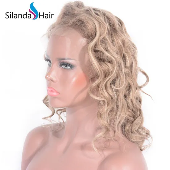 #8-613 Loose Wave Brazilian Human Hair Lace Frontal Wigs