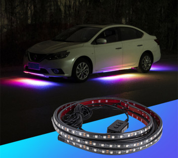 RGB LED Underbody Glow Lights with Waterproof LED Strip and App Control
