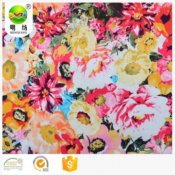 100%Cotton printed fabric for woman woven fabric