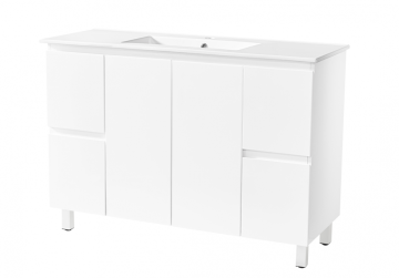 Painted MDF Bathroom Cabinet with ceramic top