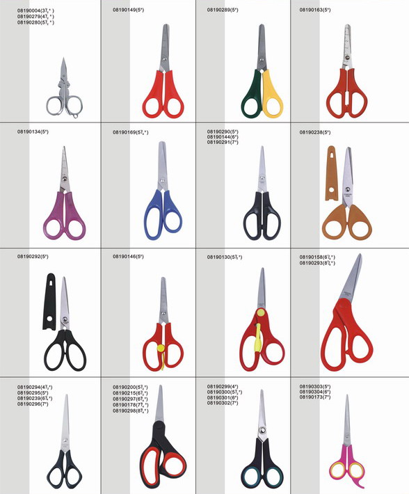 7" Soft grip scissors