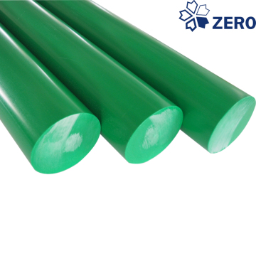 Green color acetal rod