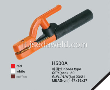 Porta elettrodo di tipo Corea H500A
