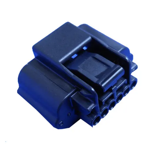 Plastic injection mold for electronic connector