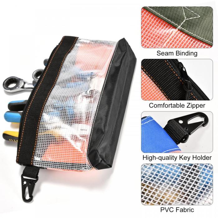 Clear Small Tool Zipper Pouch Bag