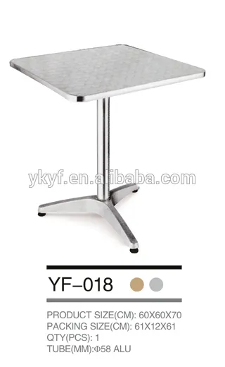 stainless steel dining table