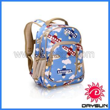 School bag with mesh pocket