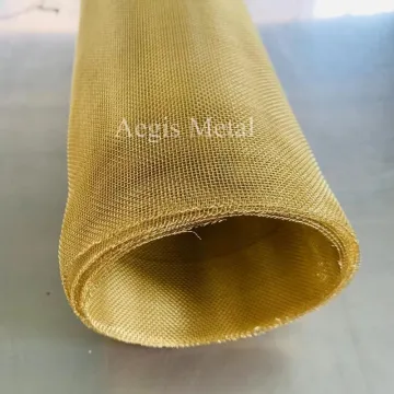 Hard Fine Brass Gauze Metal Mesh - Brass Copper Wire Micro Mesh Filter Screen